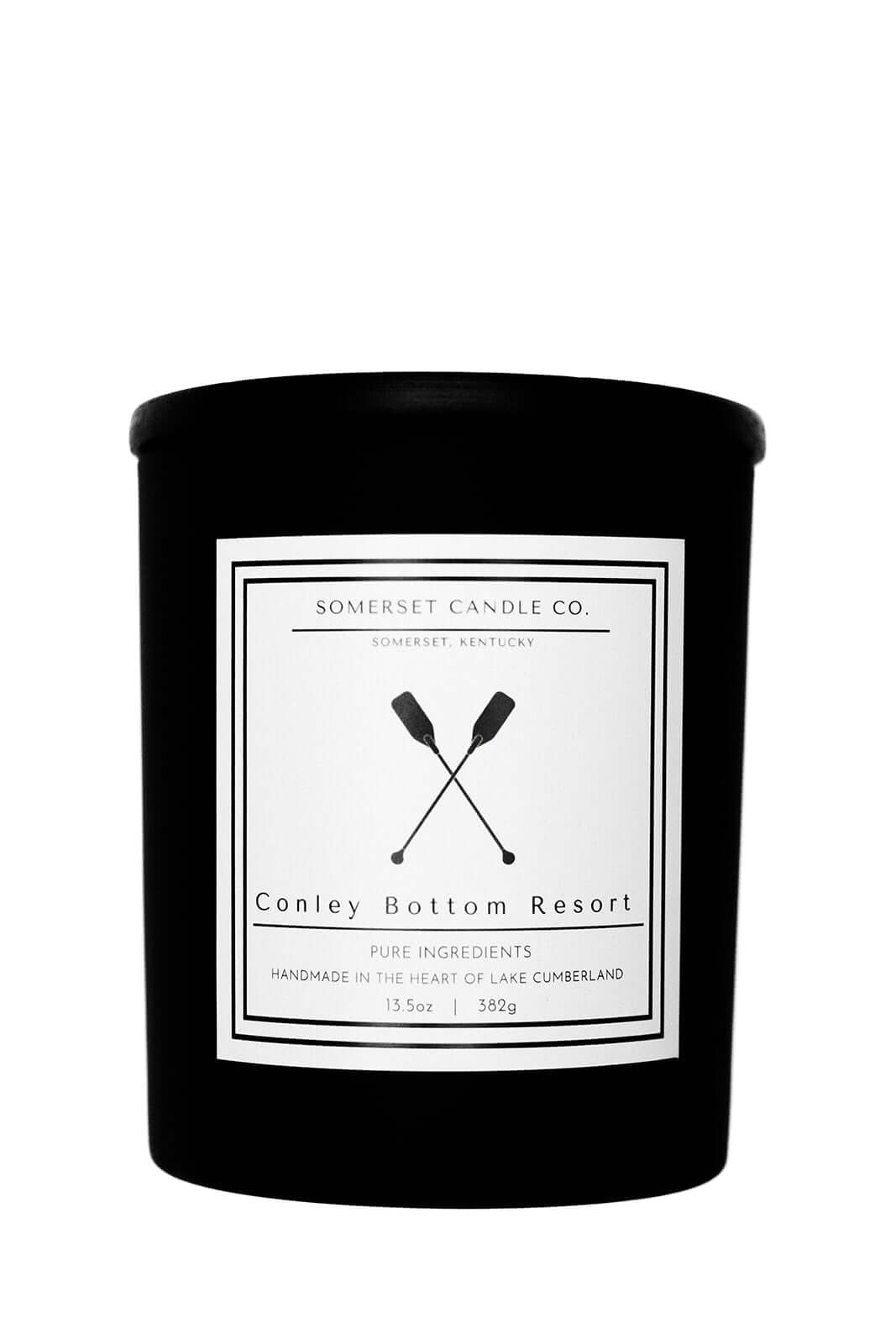 Conley Bottom Resort Black 13.5oz Candle
