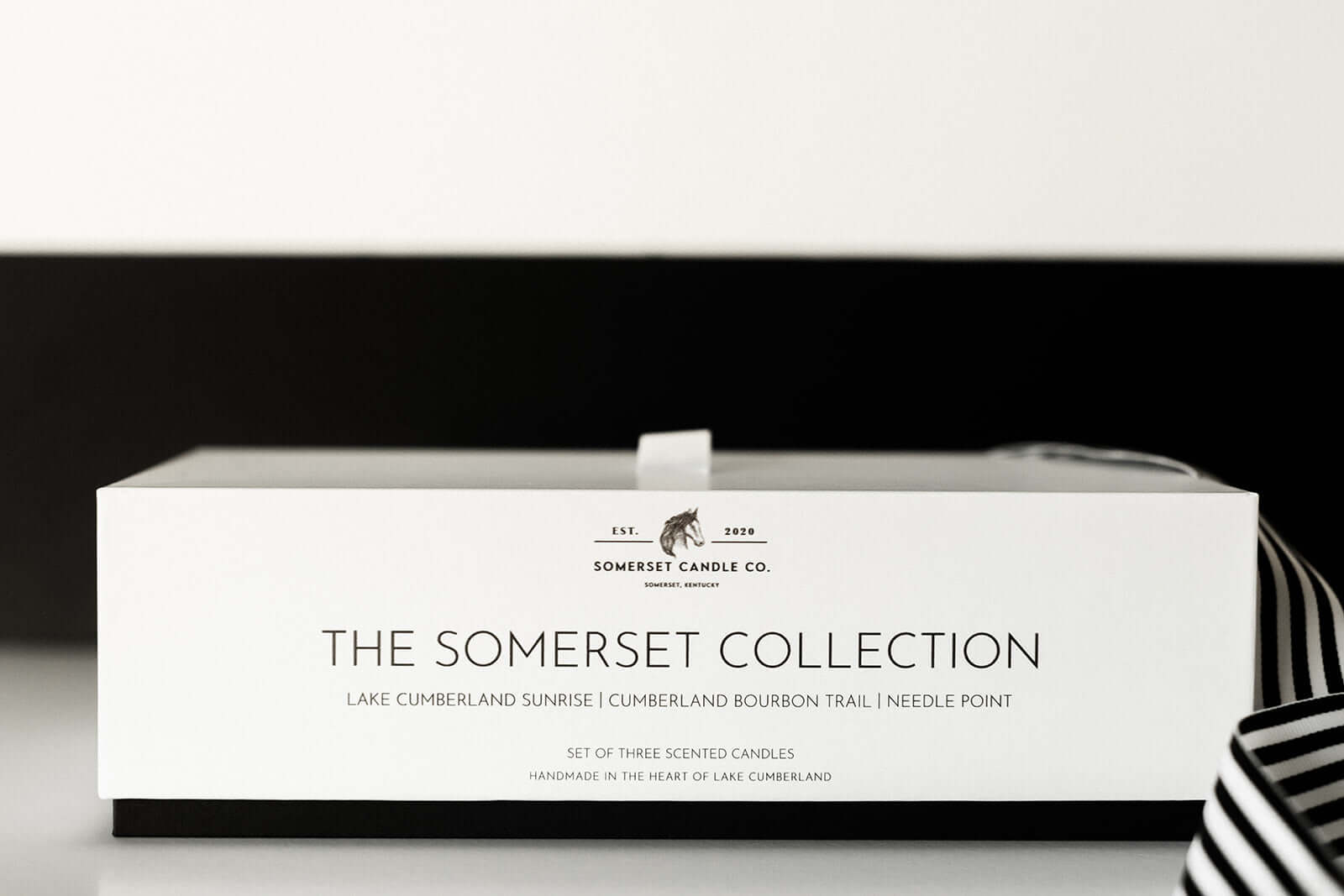 The Somerset Collection Gift Box Set of Three Scented Candles
