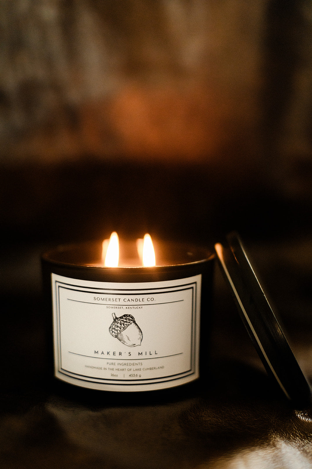 Maker's Mill Cozzy Setting Candle