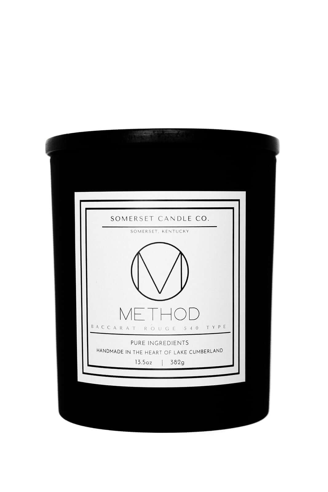 Method Candle Black Vessel