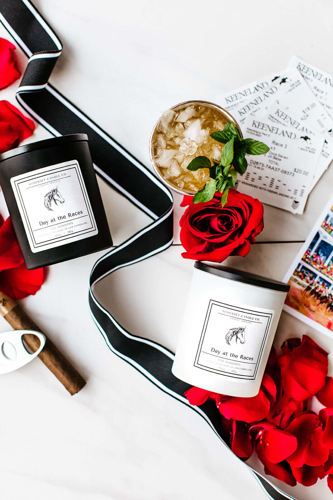 Day at the Races Derby Candles