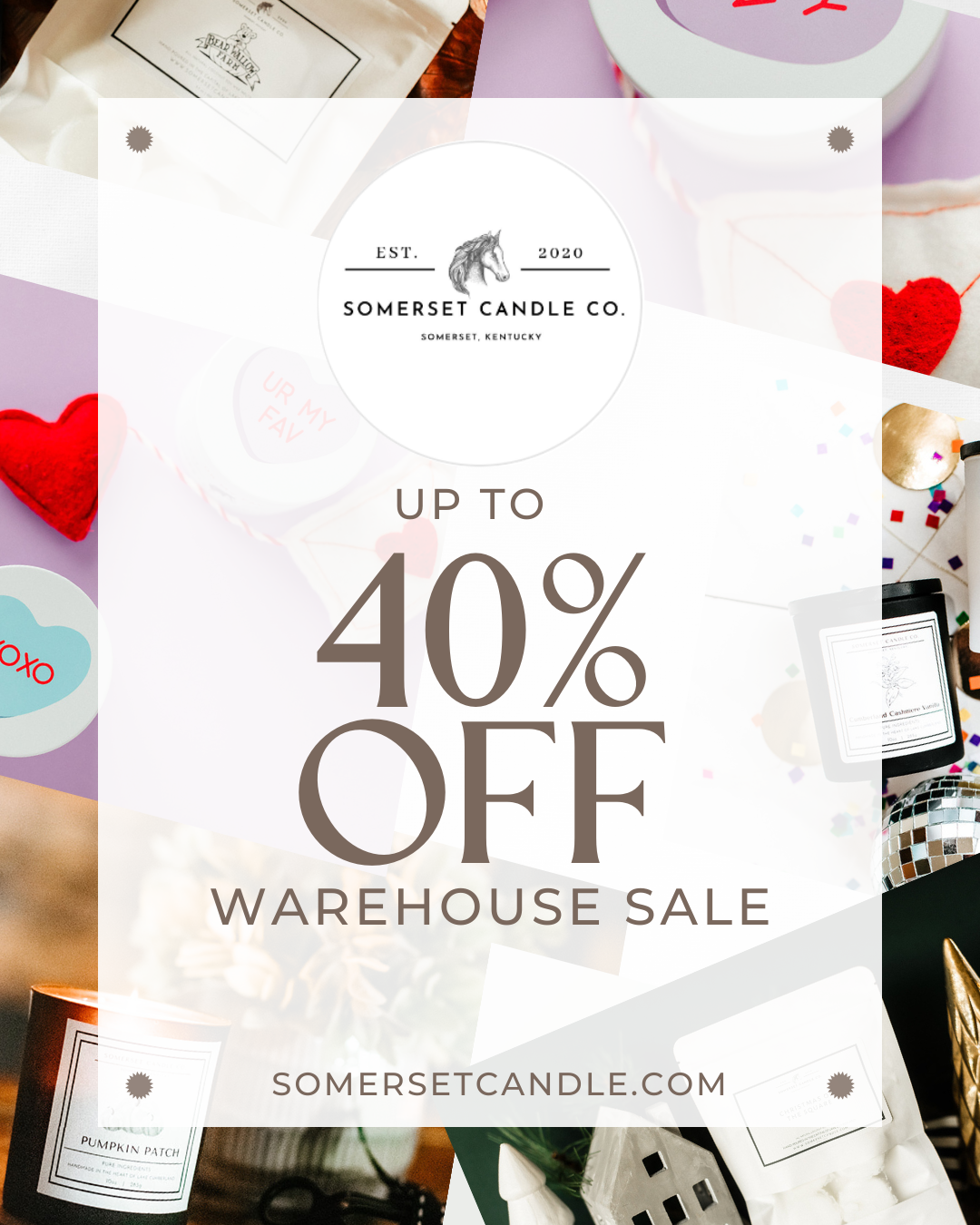 Warehouse Sale - Perfectly Imperfect Candles