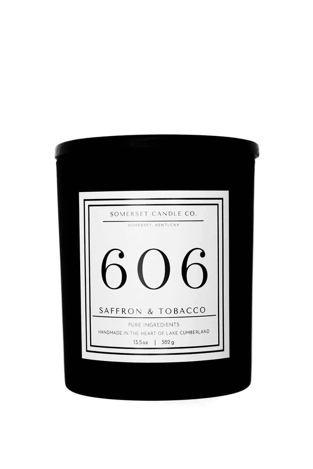 606 Candle 13.5oz Black Vessel