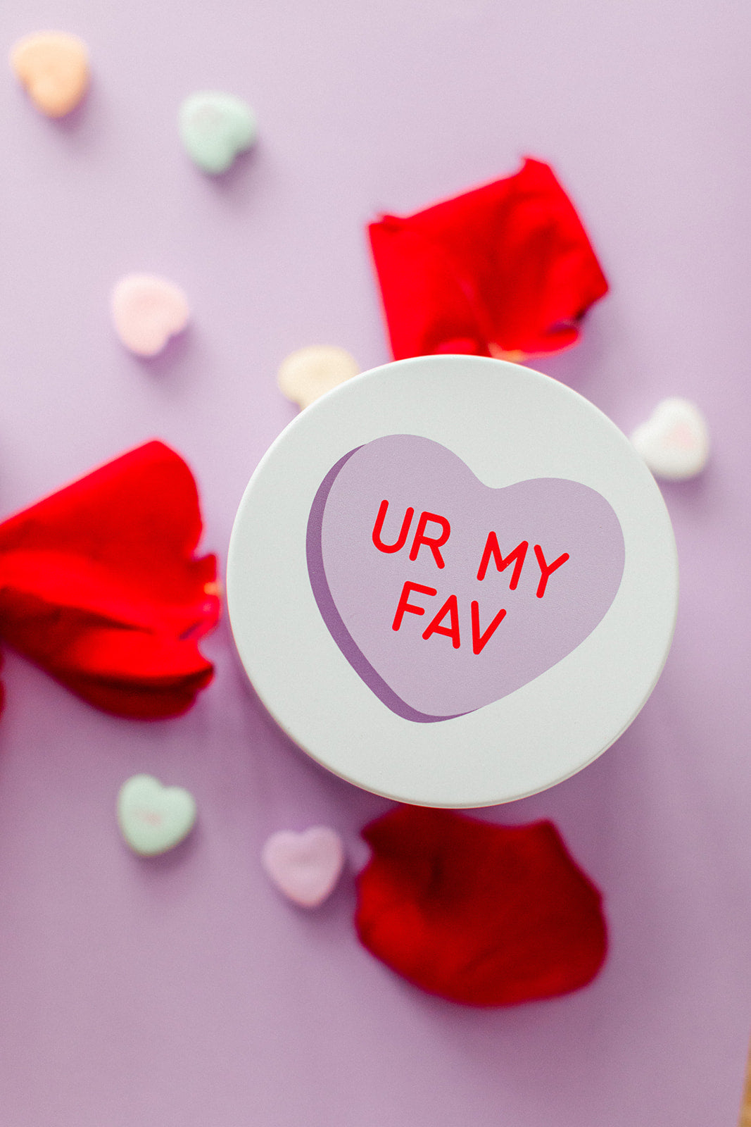 UR My Fav Conversation Heart Candle