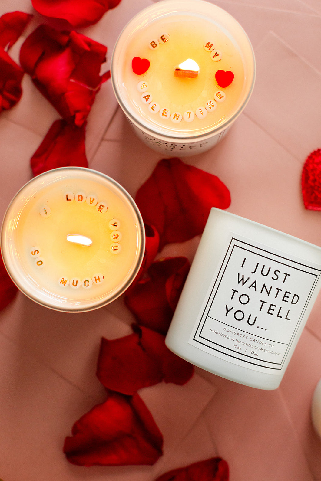 I Just Wanted To Tell You: Be My Valentine Clearance Candle