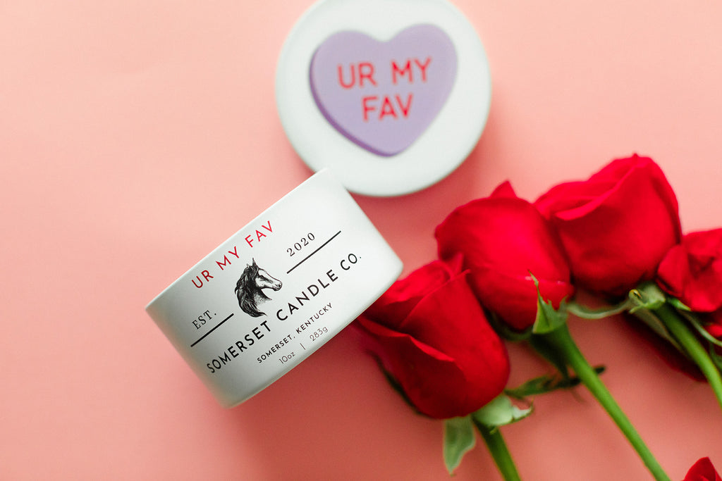 UR My Fav Conversation Heart Candle