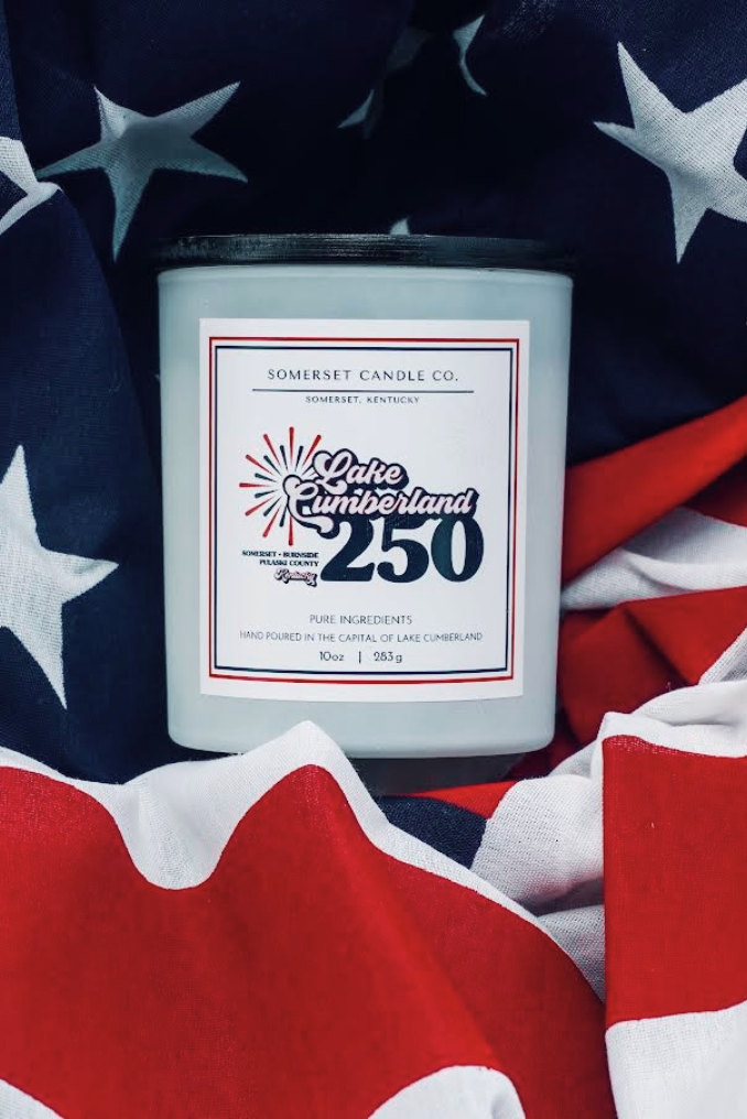 Lake Cumberland 250 Celebration Candle