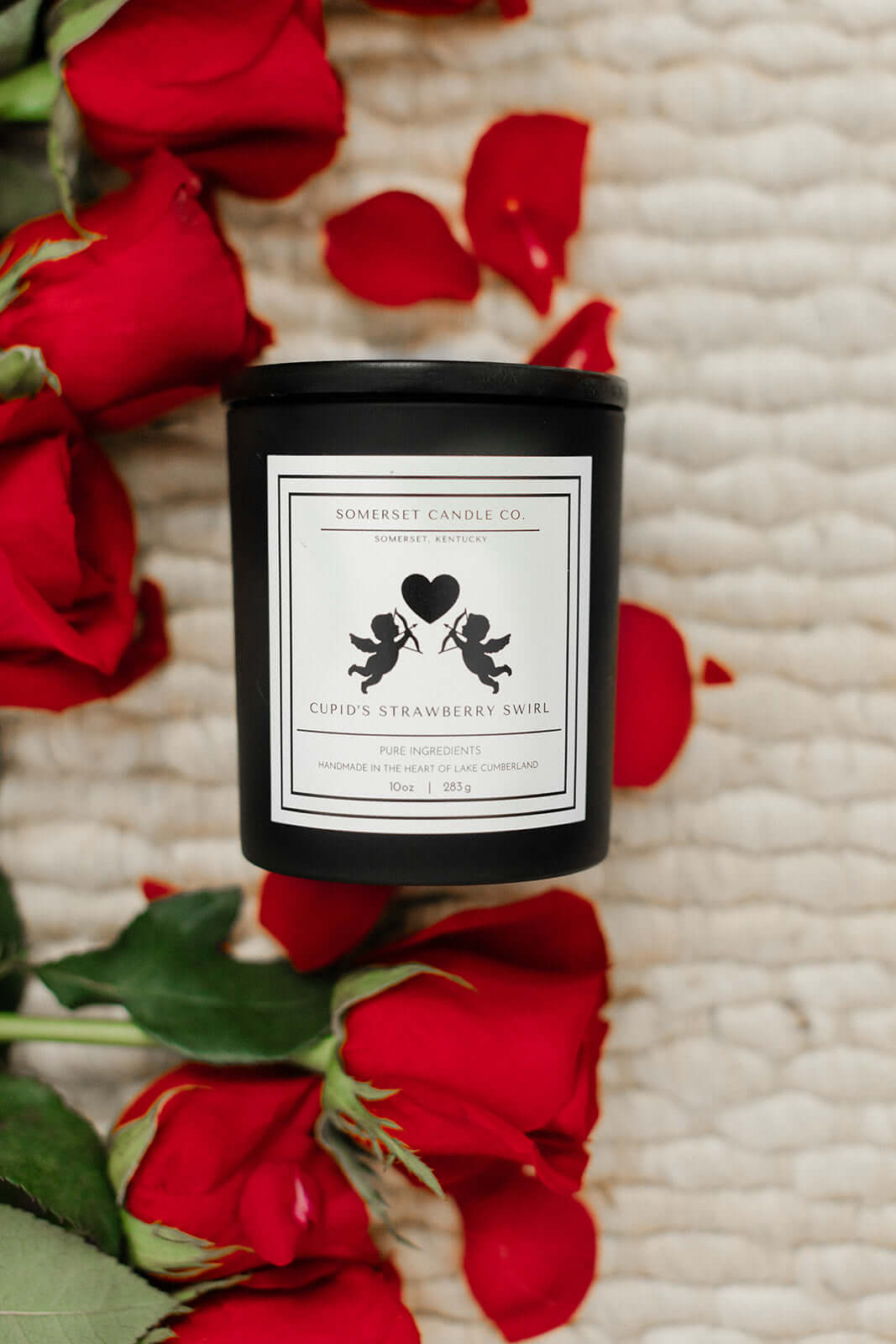 Cupid's Strawberry Swirl Candle