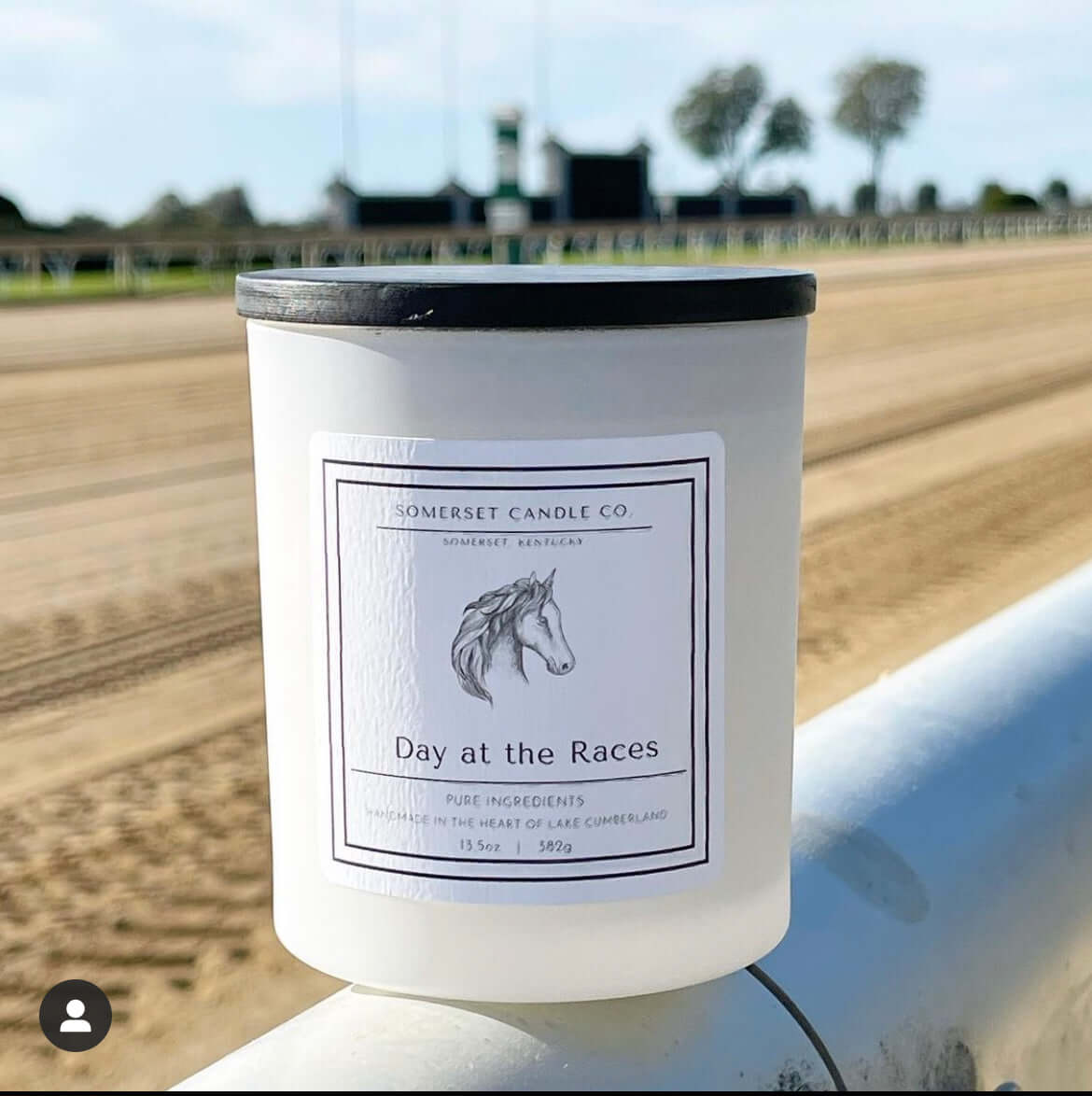 Day at the Races Keeneland Candle