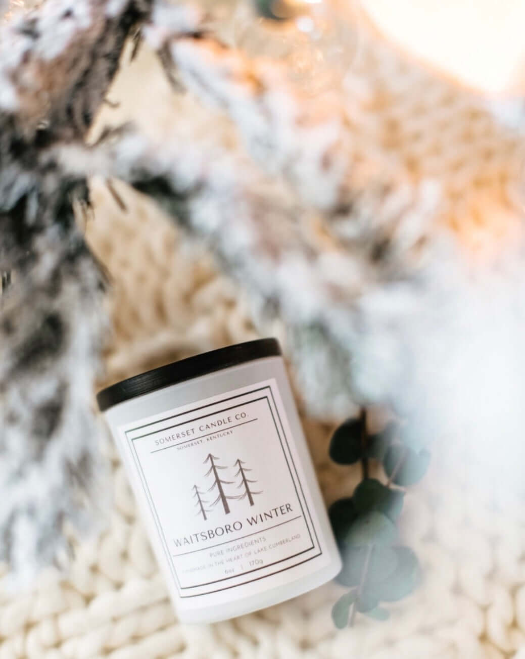 Waitsboro Winter Candle