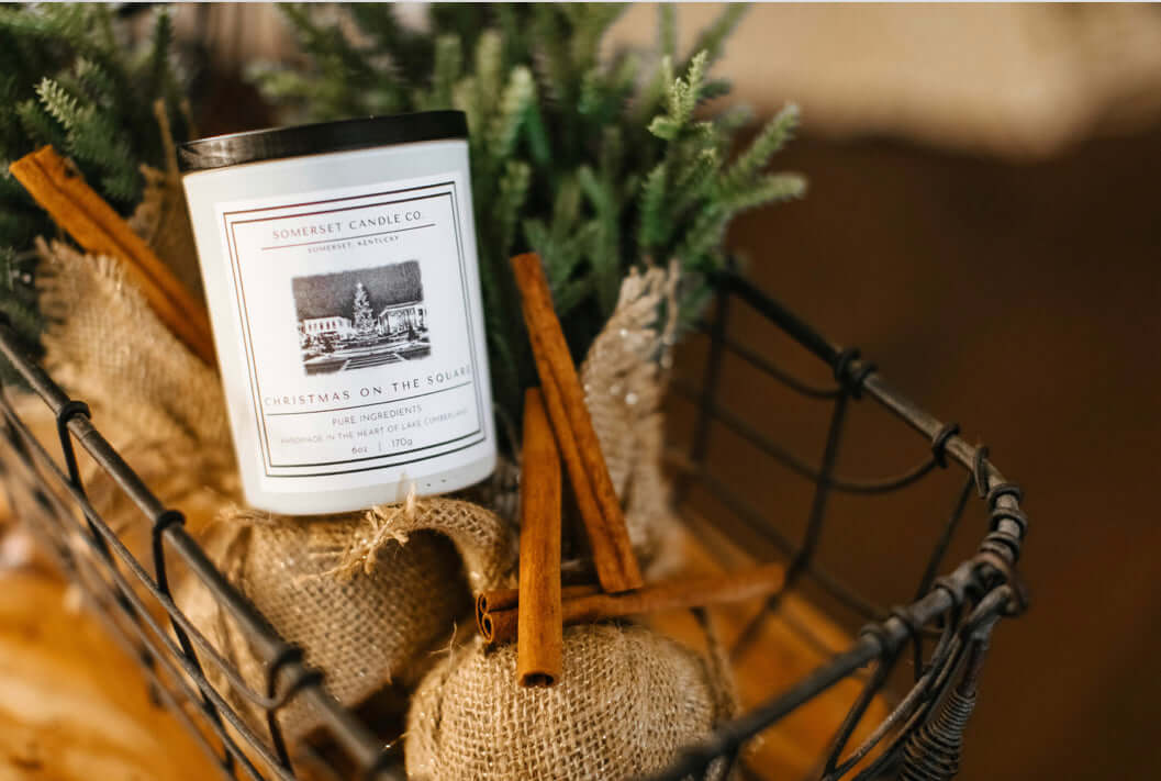 Christmas on the Square Candle